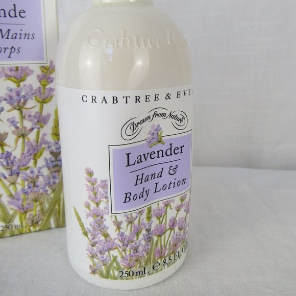 CRABTREE & EVELYN Lavender Hand & Body Lotion NEW 8.5 FL oz Retired, Rare - Picture 4 of 7